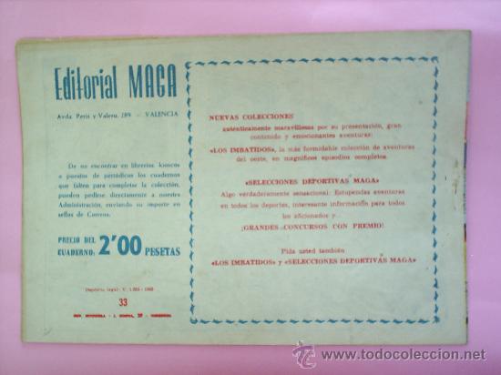 Tebeos: FLECHA ROJA . N. 33 , EDITORIAL VALENCIANA - Foto 2