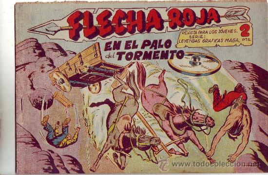 Tebeos: flecha roja n&ordm; 18 ed. maga 1962 - Foto 1