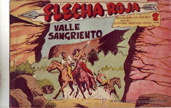 Tebeos: flecha roja n&ordm; 58 ed. maga 1962 - Foto 1