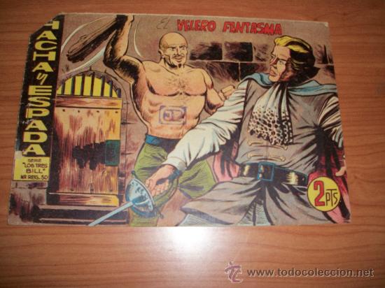 Tebeos: HACHA Y ESPADA  N&ordm; 18 EDITORIAL MAGA ORIGINAL - Foto 1