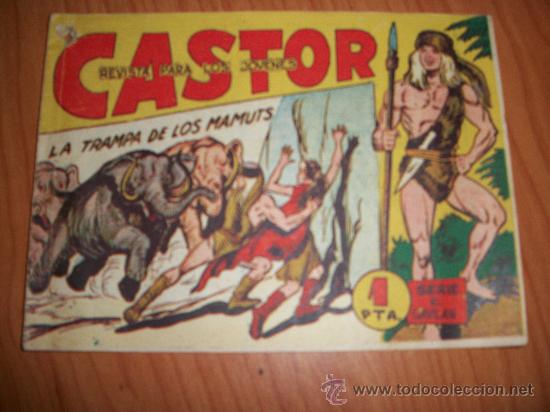 Tebeos: CASTOR N&ordm; 34 ORIGINAL EDITORIAL MAGA 1962 - Foto 1