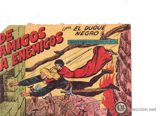 Tebeos: EL DUQUE NEGRO  N&ordm; 36  DE LA MAGA - Foto 1