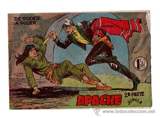 Tebeos: (M-0) APACHE 2 PARTE NUM. 47 - EDT MAGA 1958 - SE&Ntilde;ALES DE USO - Foto 1