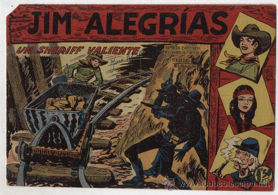 Tebeos: Jim Alegr&iacute;as n&ordm; 16: Un sheriff valiente. - Foto 1