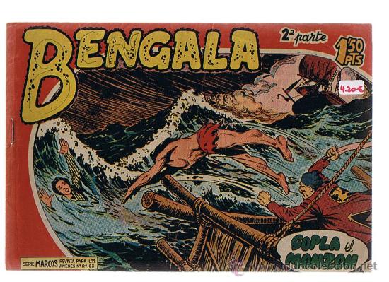Tebeos: Bengala 2&ordm;  n&ordm;  4. Maga 1960. - Foto 1