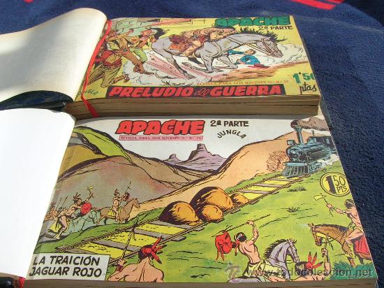 Tebeos: APACHE SEGUNDA COMPLETA ORIGINAL ENCUADERNADA EN DOS TOMOS - Foto 1