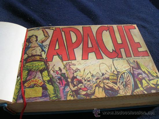 Tebeos: APACHE PRIMERA SERIE MAGA BIEN ENCUADERNADA ORIGINAL COMPLETA - Foto 1