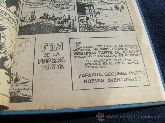 Tebeos: APACHE PRIMERA SERIE MAGA BIEN ENCUADERNADA ORIGINAL COMPLETA - Foto 3