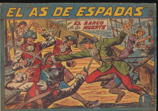 Tebeos: El As de Espadas n&ordm; 4. Maga 1954. - Foto 1