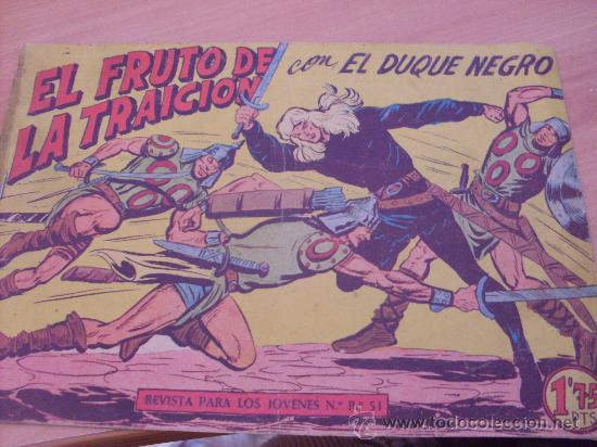 Tebeos: EL DUQUE NEGRO N&ordm; 39 ( ORIGINAL ED. MAGA ) (COM15) - Foto 1