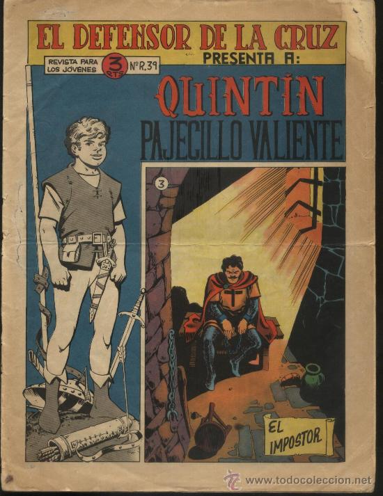 Tebeos: QUINTIN PAJECILLO VALIENTE N&ordm; 3 - Foto 1