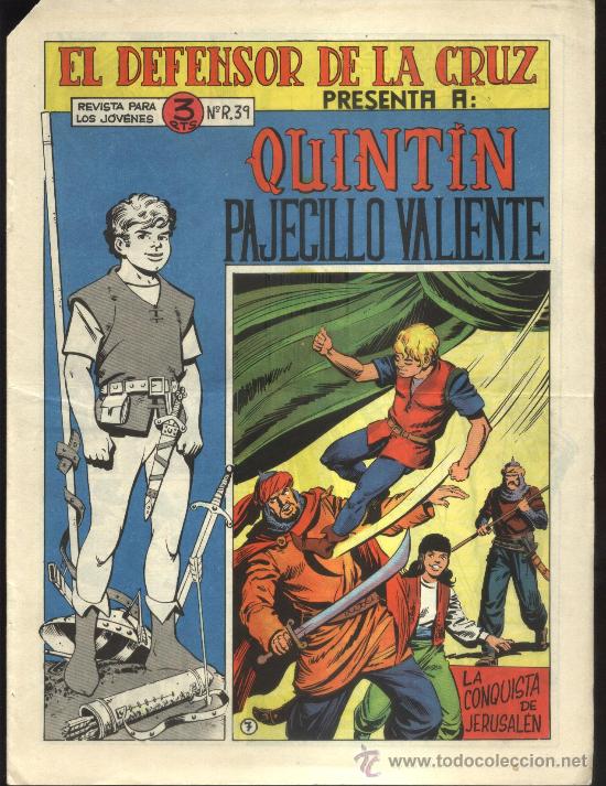 Tebeos: QUINTIN PAJECILLO VALIENTE N&ordm; 7 - Foto 1
