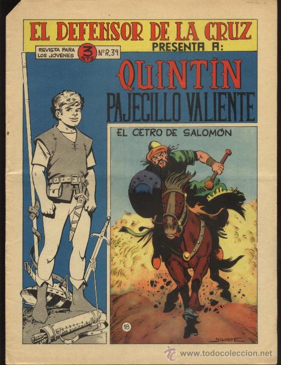 Tebeos: QUINTIN PAJECILLO VALIENTE N&ordm; 18 - Foto 1