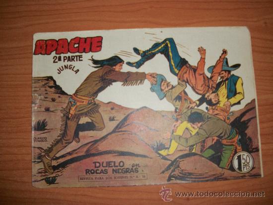 Tebeos: APACHE 2&ordf; PARTE N&ordm; 46 EDITORIAL MAGA 1957 ORIGINAL - Foto 1