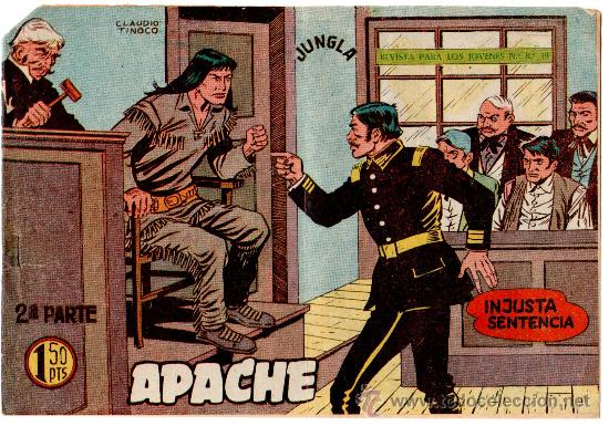 Tebeos: APACHE 2&ordf; N&ordm; 31, EDI. MAGA 1958 por CLAUDIO TINOCO - Foto 1
