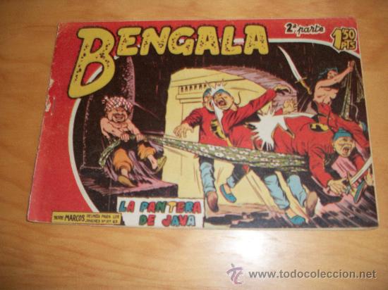 Tebeos: BENGALA 2&ordf; N&ordm; 6 EDITORIAL MAGA 1959 ORIGINAL - Foto 1