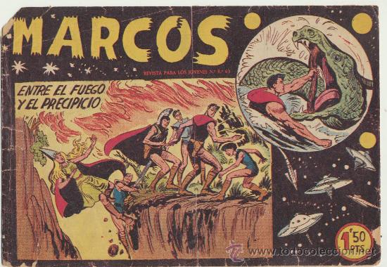 Tebeos: Marcos n&ordm; 7. Maga 1958. - Foto 1