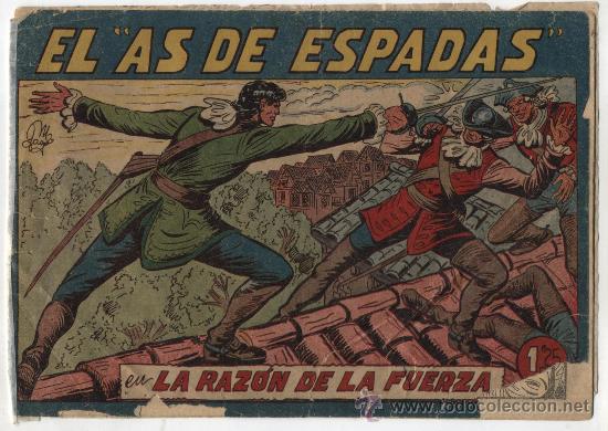 Tebeos: El As de Espadas n&ordm;  3. Maga  1954. - Foto 1