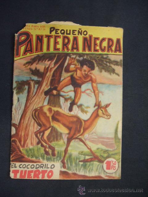Tebeos: PEQUE&Ntilde;O PANTERA NEGRA - N&ordm; 77 - EL COCODRILO TUERTO - EDIT. MAGA - - Foto 1
