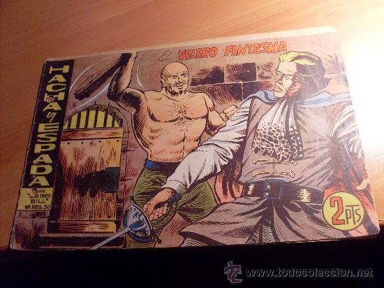 Tebeos: HACHA Y ESPADA N&ordm; 18 ( ORIGINAL ED. MAGA ) (COB169) - Foto 1