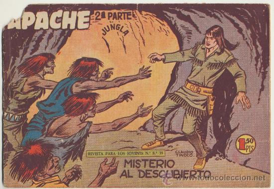 Tebeos: Apache 2&ordf;    n&ordm;  39. maga  1960. - Foto 1