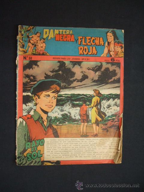 Tebeos: PANTERA NEGRA Y FLECHA ROJA - N&ordm; 68 - EDITORIAL MAGA - - Foto 1