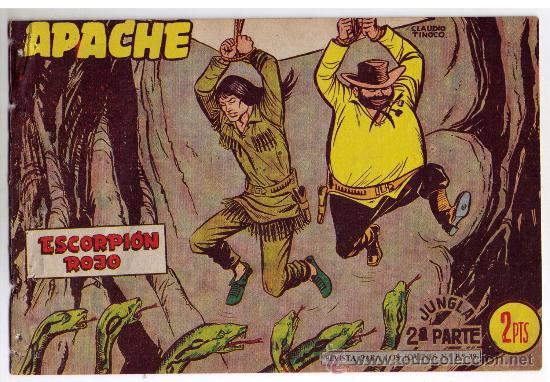 Tebeos: APACHE - 2&ordf; PARTE - N&ordm; 69 - ESCORPI&Oacute;N ROJO - 2 PTAS. - ORIGINAL - Foto 1