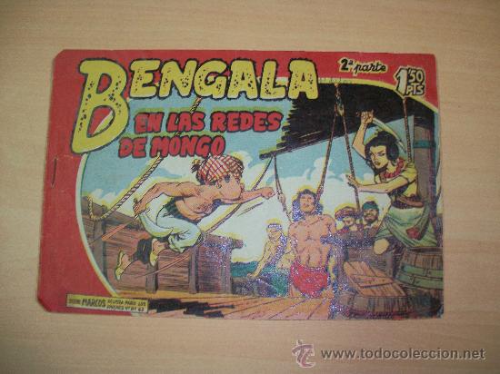 Tebeos: BENGALA 2&ordf; N&ordm; 9 EDITORIAL MAGA 1959 ORIGINAL - Foto 1