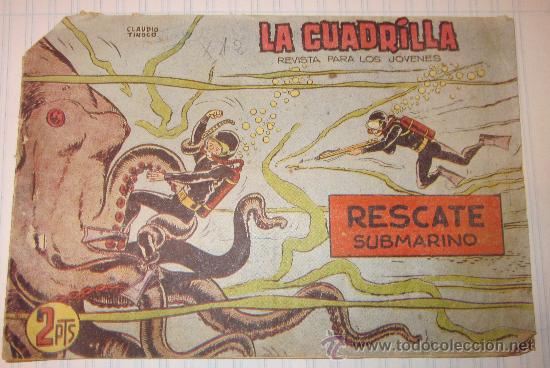 Tebeos: LA CUADRILLA,RESCATE SUBMARINO - Foto 1