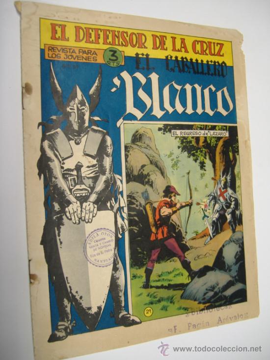Tebeos: EL DEFENSOR DE LA CRUZ.N&ordm;10.EL CABALLERO BLANCO - Foto 1