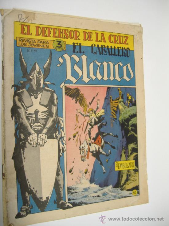 Tebeos: EL DEFENSOR DE LA CRUZ.N&ordm;29.EL CABALLERO BLANCO - Foto 1