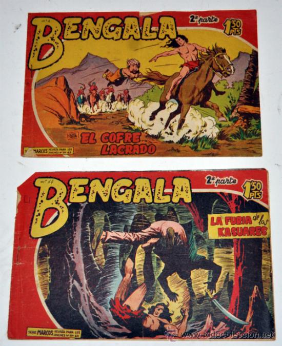 Tebeos: LOTE DE 2 - BENGALA- 2&ordf; PARTE N&ordm; 2 Y 16 - Foto 1