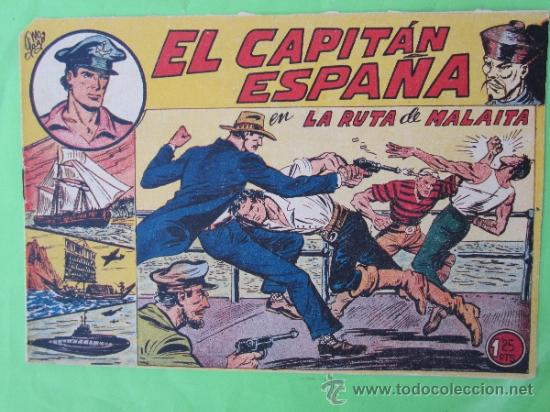 Tebeos: CAPITAN ESPA&Ntilde;A , NUMERO 10 , EDITORIAL MAGA , ORIGINAL - Foto 1