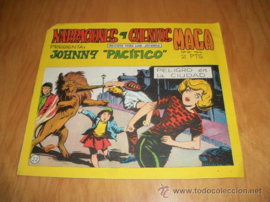 Tebeos: JOHNNY PACIFICO N&ordm; 22 EDITORIAL MAGA ORIGINAL - Foto 1