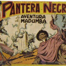 Tebeos: PANTERA NEGRA Nº 36. LA AVENTURA DE MADUMBA. ORIGINAL MAGA, 1958. Lote 32836847
