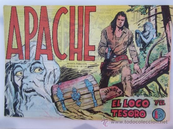 Tebeos: apache , numero 35 el loco y el tesoro , editorial maga 1958 - Foto 1