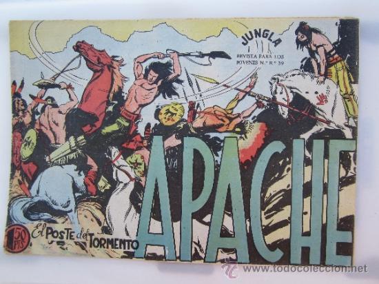 Tebeos: apache , numero 27 , el poste del tormento, editorial maga 1958 , primera serie - Foto 1