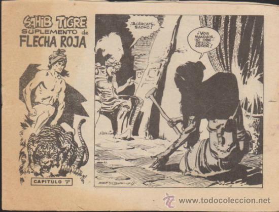 Tebeos: Sahib Tigre n&ordm;  7. Suplemento de Flecha Roja. - Foto 1