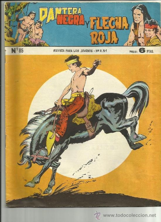 Tebeos: PANTERA NEGRA Y FLECHA ROJA REVISTA N&ordm; 85 - Foto 1