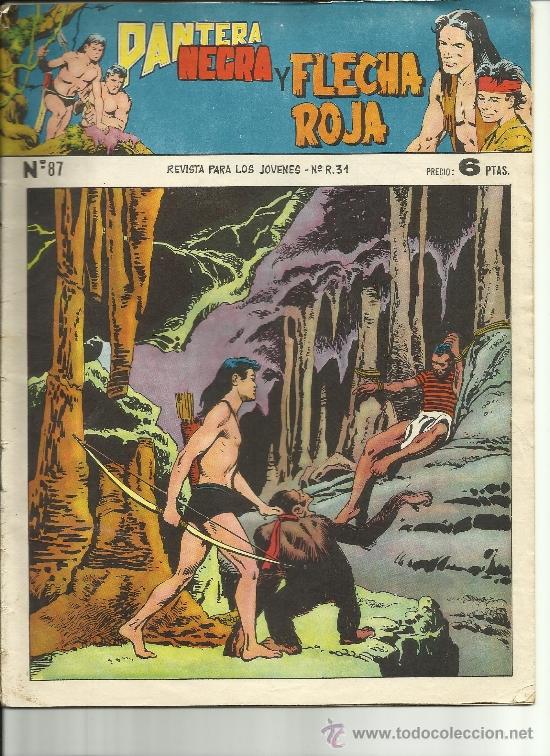 Tebeos: PANTERA NEGRA Y FLECHA ROJA REVISTA N&ordm; 87 - Foto 1