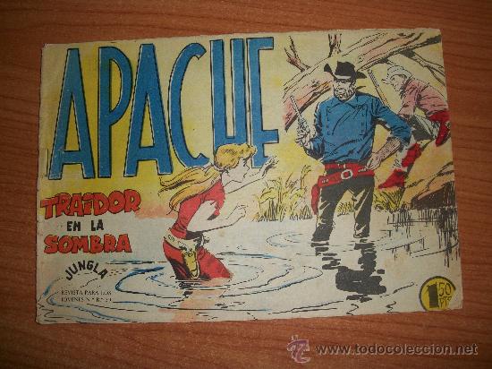 Tebeos: APACHE 1&ordf; N&ordm; 48 EDITORIAL MAGA 1958 ORIGINAL - Foto 1