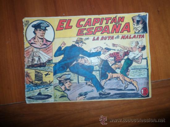 Tebeos: EL CAPITAN ESPA&Ntilde;A N&ordm; 10 ORIGINAL EDITORIAL MAGA - Foto 1
