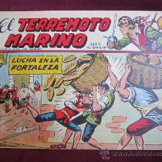 Tebeos: EL TERREMOTO MARINO Nº 47. PENULTIMO. SERIE EL GAVILÁN. GAGO. EDITORIAL MAGA. ORIGINAL, 1963. MBE