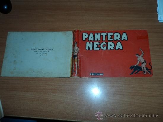 Tebeos: TAPAS ORIGINALES PANTERA NEGRA EDITORIAL MAGA 1956 - Foto 1