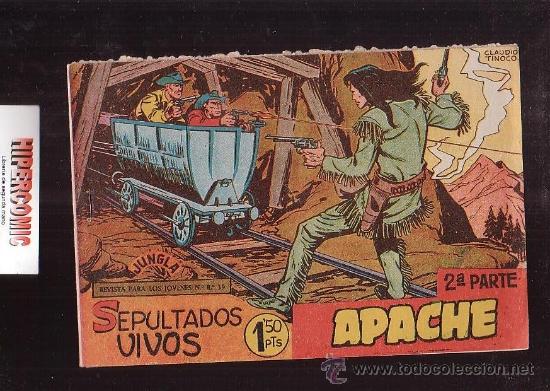 Tebeos: APACHE 2&ordf; PARTE N&ordm;2 -edita : MAGA A&Ntilde;OS 60 ( ORIGINAL ) - Foto 1