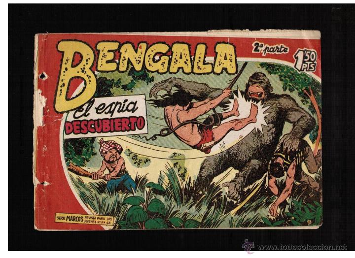 Tebeos: BENGALA N&ordm; 10 ORIGINAL - (2&ordf; SERIE)  - EDICIONES MAGA 1959 - Foto 1