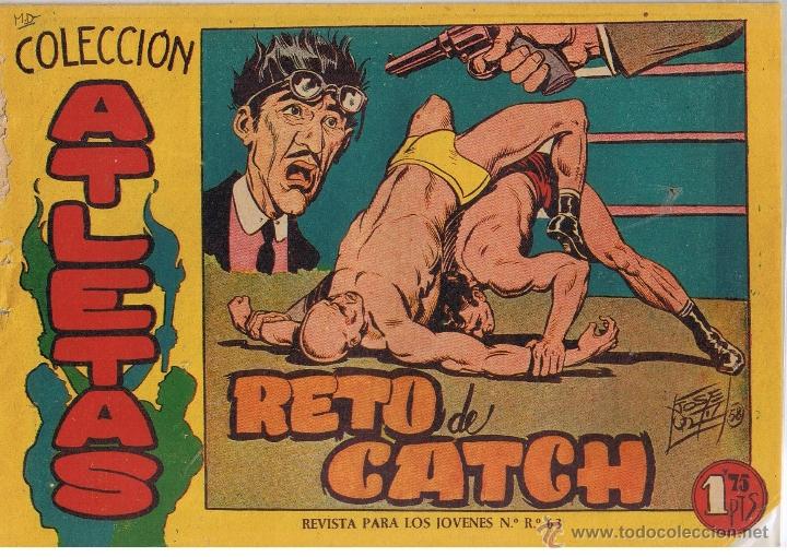 Tebeos: ATLETAS. NUMERO 4. RETO DE CATCH. MAGA - Foto 1