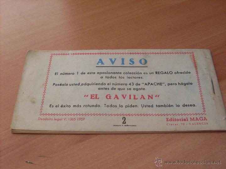 Tebeos: GAVILAN N&ordm; 2 ( ORIGINAL ED. MAGA) (COB24) - Foto 2
