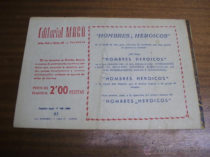 Tebeos: RAYO DE LA SELVA N&ordm; 63: LUCHA EN EL R&Iacute;O / MAGA ORIGINAL - Foto 2