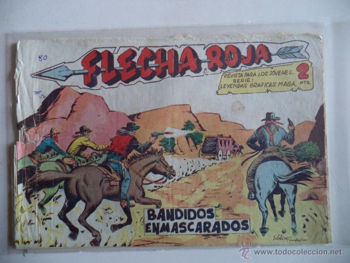 Tebeos: FLECHA ROJA.N&ordm; 52.ORIGINAL - Foto 1